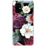 Прозрачный чехол BoxFace Xiaomi Poco M4 5G Floral Dark Dreams