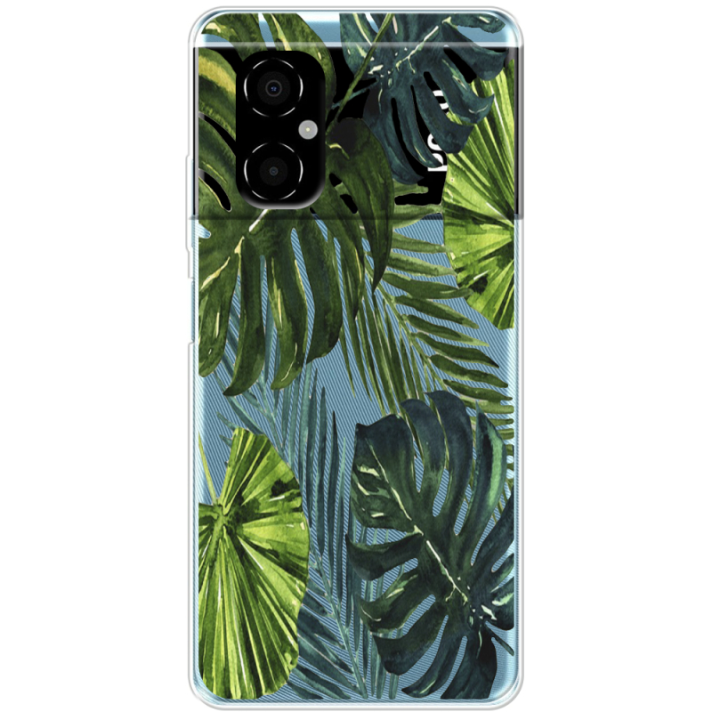 Прозрачный чехол BoxFace Xiaomi Poco M4 5G Palm Tree