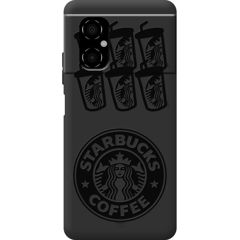 Черный чехол BoxFace Poco M4 5G Black Coffee