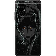 Черный чехол BoxFace Poco M4 5G Wolf