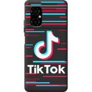 Черный чехол BoxFace Poco M4 5G Tik Tok