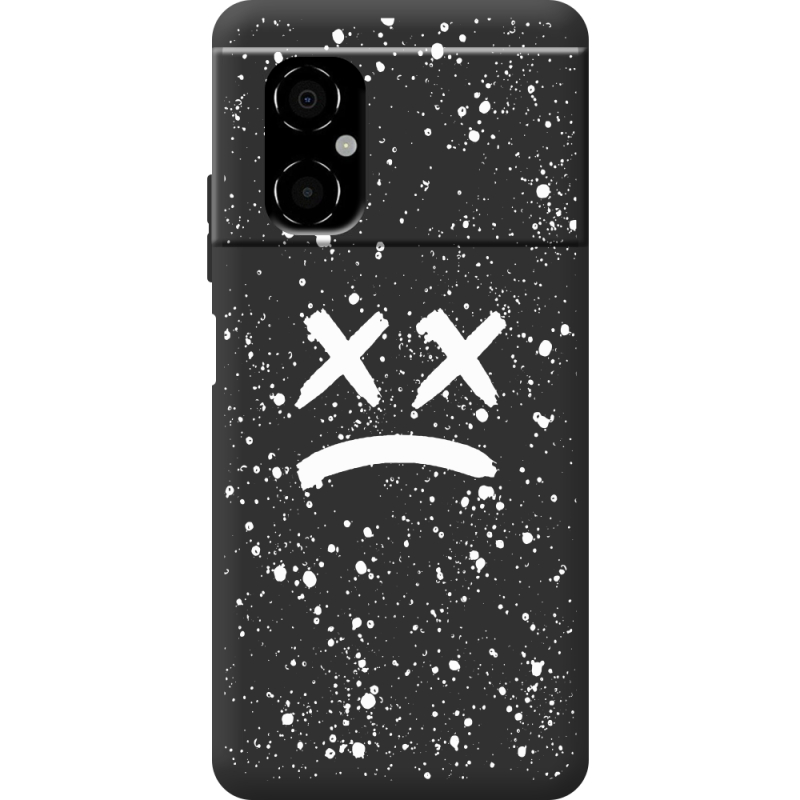 Черный чехол BoxFace Poco M4 5G Sad Way