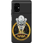 Черный чехол BoxFace Poco M4 5G NASA Spaceship