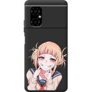 Черный чехол BoxFace Poco M4 5G Himiko Toga Smile