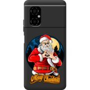 Черный чехол BoxFace Poco M4 5G Cool Santa