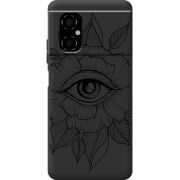 Черный чехол BoxFace Poco M4 5G Eye