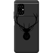 Черный чехол BoxFace Poco M4 5G Deer