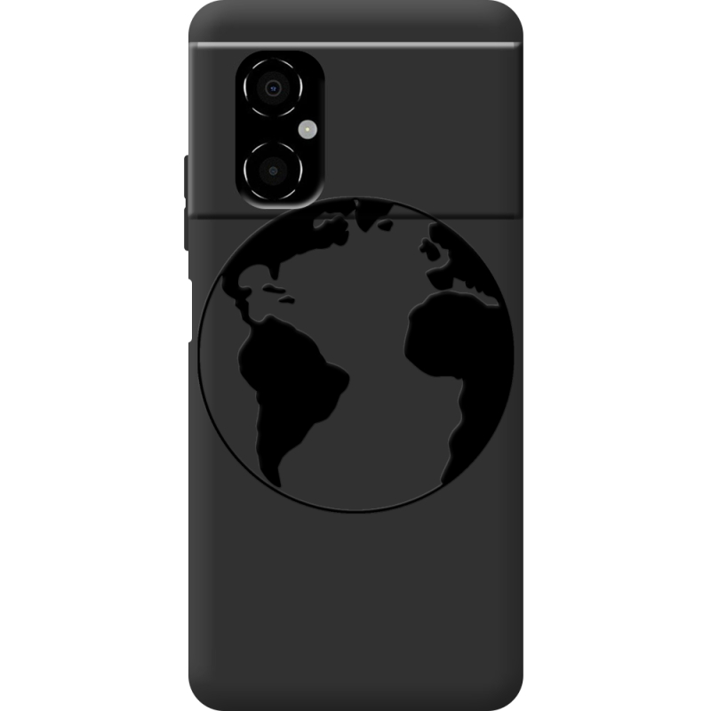 Черный чехол BoxFace Poco M4 5G Earth