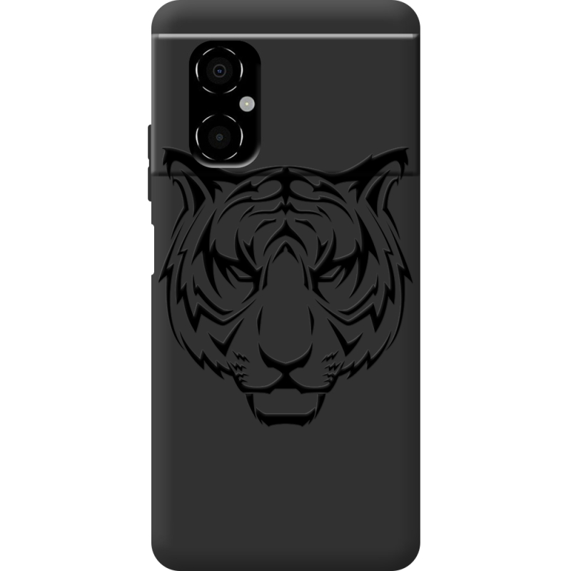 Черный чехол BoxFace Poco M4 5G Tiger