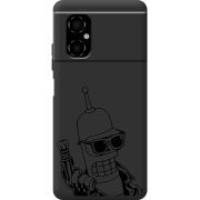 Черный чехол BoxFace Poco M4 5G 