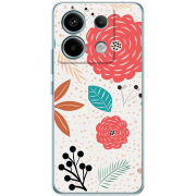 Чехол BoxFace Xiaomi Redmi Note 13 Pro 5G Line Flowers