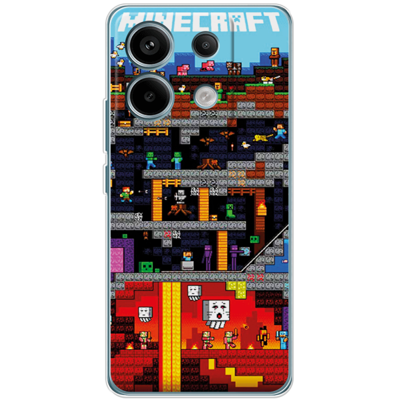 Чехол BoxFace Xiaomi Redmi Note 13 Pro 5G Minecraft Lode Runner