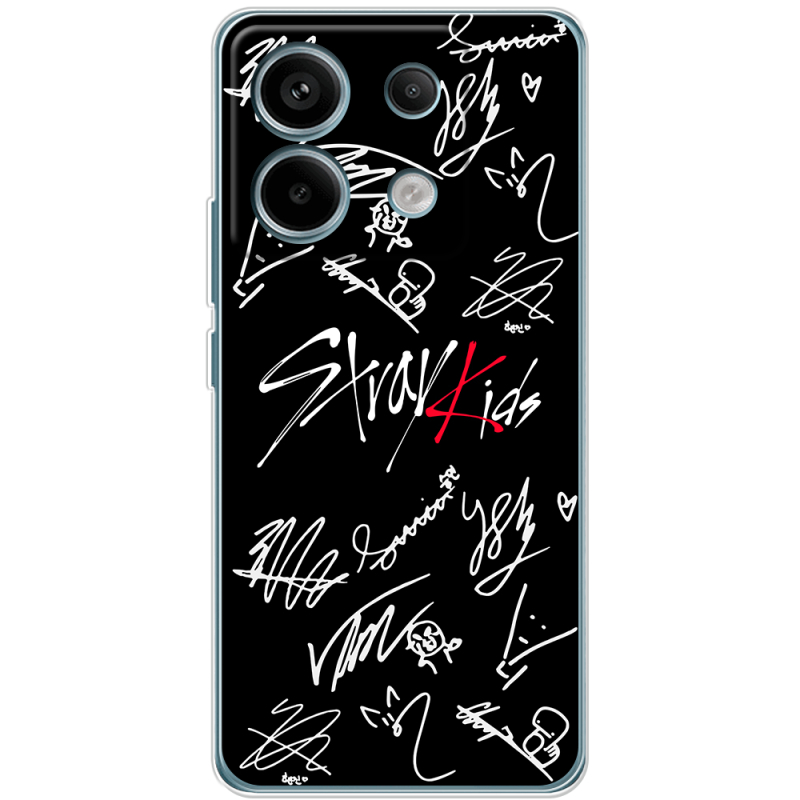 Чехол BoxFace Xiaomi Redmi Note 13 Pro 5G Stray Kids автограф