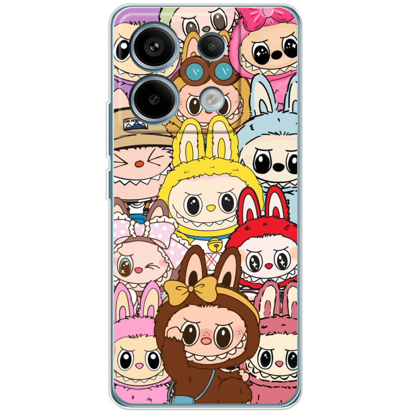 Чехол BoxFace Xiaomi Redmi Note 13 Pro 5G Labubu