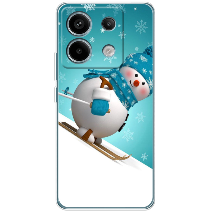 Чехол BoxFace Xiaomi Redmi Note 13 Pro 5G Skier Snowman