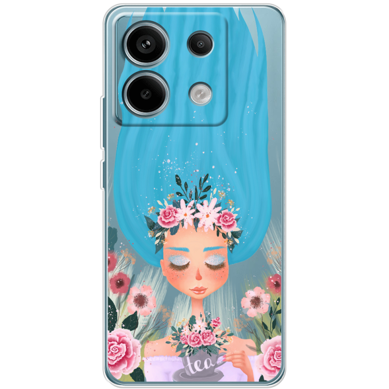 Прозрачный чехол BoxFace Xiaomi Redmi Note 13 Pro 5G Blue Hair