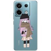 Прозрачный чехол BoxFace Xiaomi Redmi Note 13 Pro 5G Winter Morning Girl