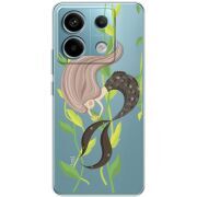 Прозрачный чехол BoxFace Xiaomi Redmi Note 13 Pro 5G Cute Mermaid