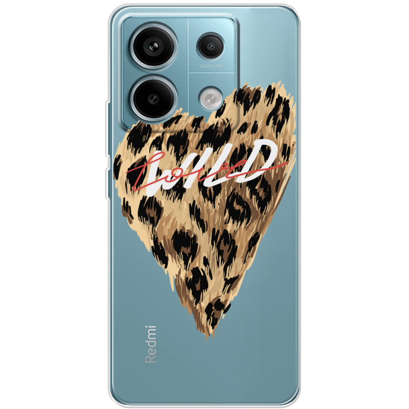 Прозрачный чехол BoxFace Xiaomi Redmi Note 13 Pro 5G Wild Love