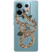 Прозрачный чехол BoxFace Xiaomi Redmi Note 13 Pro 5G Glamor Snake