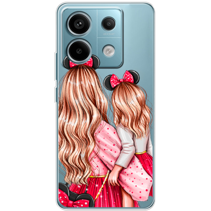 Прозрачный чехол BoxFace Xiaomi Redmi Note 13 Pro 5G Mouse Girls