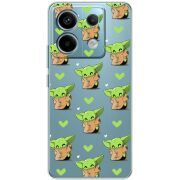 Прозрачный чехол BoxFace Xiaomi Redmi Note 13 Pro 5G Pattern Baby Yoda