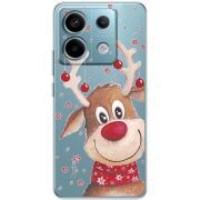 Прозрачный чехол BoxFace Xiaomi Redmi Note 13 Pro 5G Winter Deer