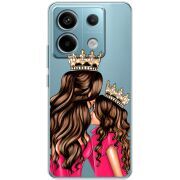 Прозрачный чехол BoxFace Xiaomi Redmi Note 13 Pro 5G Queen and Princess