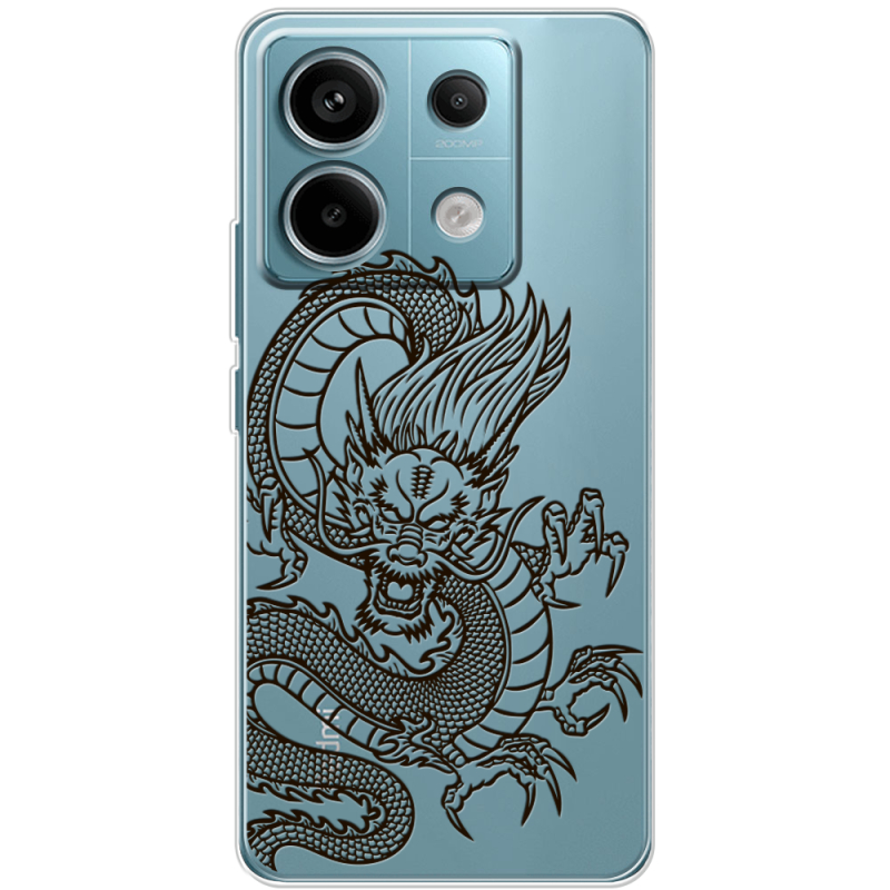 Прозрачный чехол BoxFace Xiaomi Redmi Note 13 Pro 5G Chinese Dragon