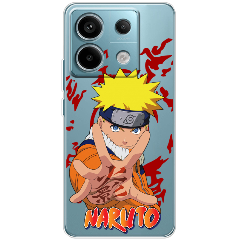 Прозрачный чехол BoxFace Xiaomi Redmi Note 13 Pro 5G Naruto