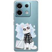 Прозрачный чехол BoxFace Xiaomi Redmi Note 13 Pro 5G Cat Style