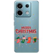 Прозрачный чехол BoxFace Xiaomi Redmi Note 13 Pro 5G Merry Christmas