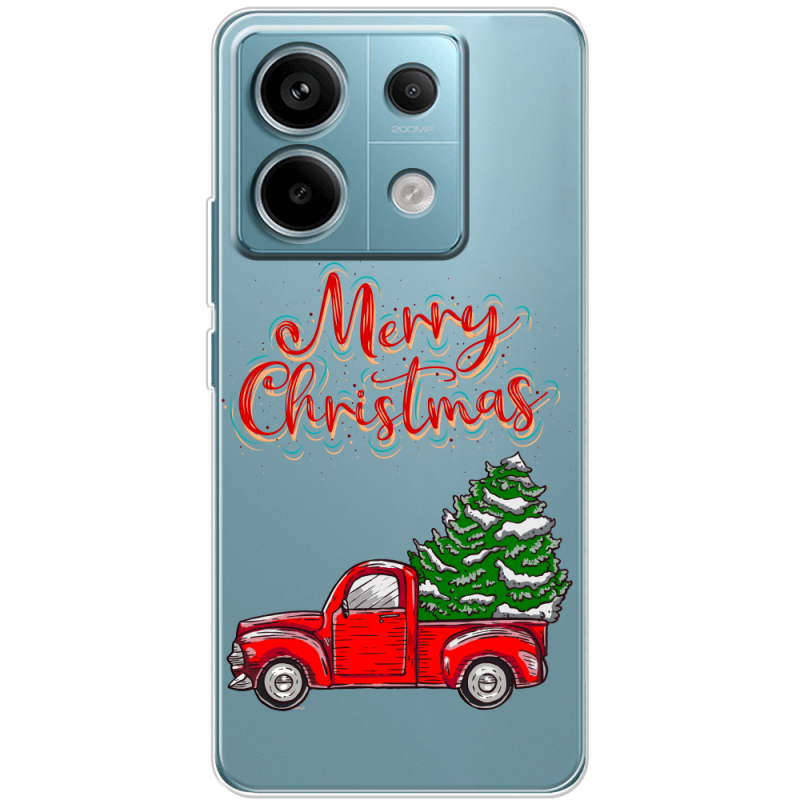 Прозрачный чехол BoxFace Xiaomi Redmi Note 13 Pro 5G Holiday Car