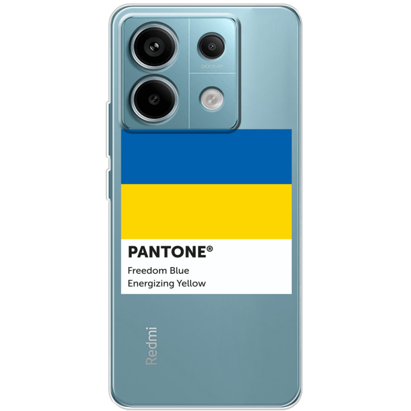 Прозрачный чехол BoxFace Xiaomi Redmi Note 13 Pro 5G Pantone вільний синій