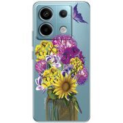 Прозрачный чехол BoxFace Xiaomi Redmi Note 13 Pro 5G My Bouquet