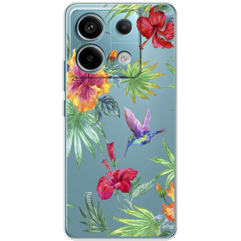 Прозрачный чехол BoxFace Xiaomi Redmi Note 13 Pro 5G Tropical