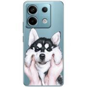 Прозрачный чехол BoxFace Xiaomi Redmi Note 13 Pro 5G Husky