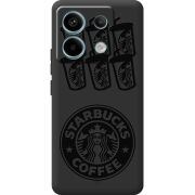 Черный чехол BoxFace Xiaomi Redmi Note 13 Pro 5G Black Coffee