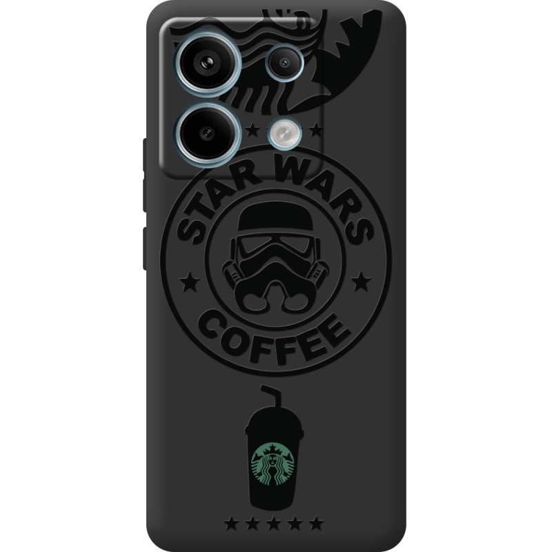 Черный чехол BoxFace Xiaomi Redmi Note 13 Pro 5G Dark Coffee