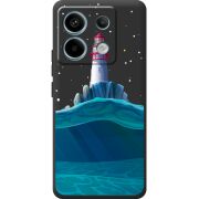 Черный чехол BoxFace Xiaomi Redmi Note 13 Pro 5G Lighthouse