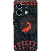 Черный чехол BoxFace Xiaomi Redmi Note 13 Pro 5G Ornament