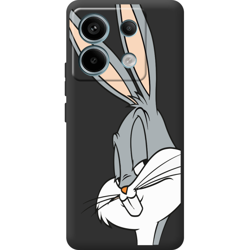 Черный чехол BoxFace Xiaomi Redmi Note 13 Pro 5G Lucky Rabbit