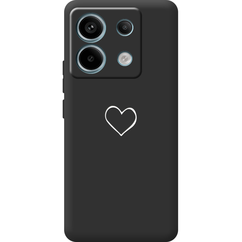 Черный чехол BoxFace Xiaomi Redmi Note 13 Pro 5G My Heart