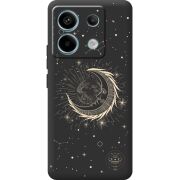 Черный чехол BoxFace Xiaomi Redmi Note 13 Pro 5G Moon