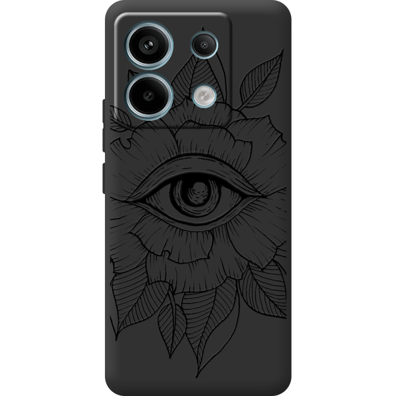 Черный чехол BoxFace Xiaomi Redmi Note 13 Pro 5G Eye