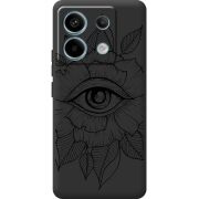 Черный чехол BoxFace Xiaomi Redmi Note 13 Pro 5G Eye