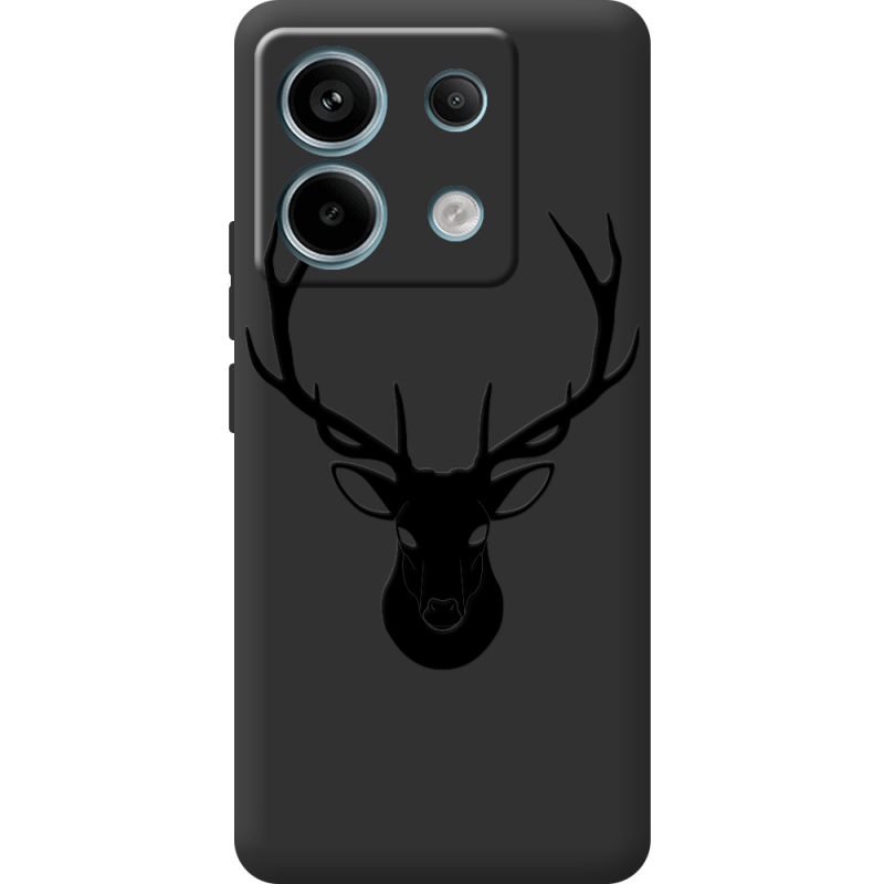 Черный чехол BoxFace Xiaomi Redmi Note 13 Pro 5G Deer