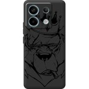 Черный чехол BoxFace Xiaomi Redmi Note 13 Pro 5G Bear King