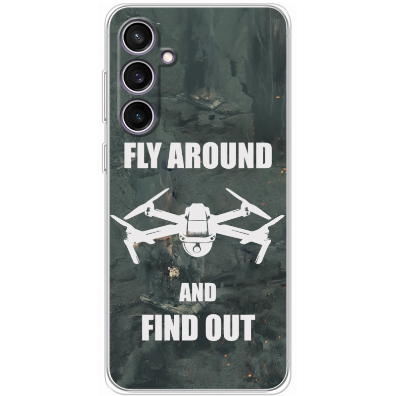 Чехол BoxFace Samsung Galaxy S23 FE (S711) Дрон Fly Around