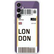 Прозрачный чехол BoxFace Samsung Galaxy S23 FE (S711) Ticket London